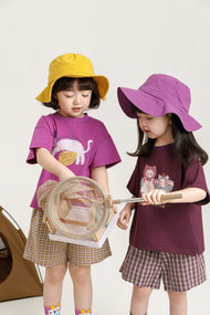 Kids Printed Cotton T-Shirt – Soft Breathable Short Sleeve Top