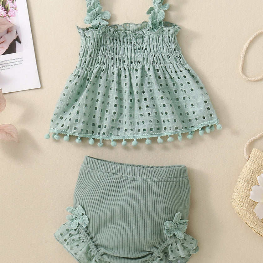Baby Girl Infant Fashion Two-piece Suit