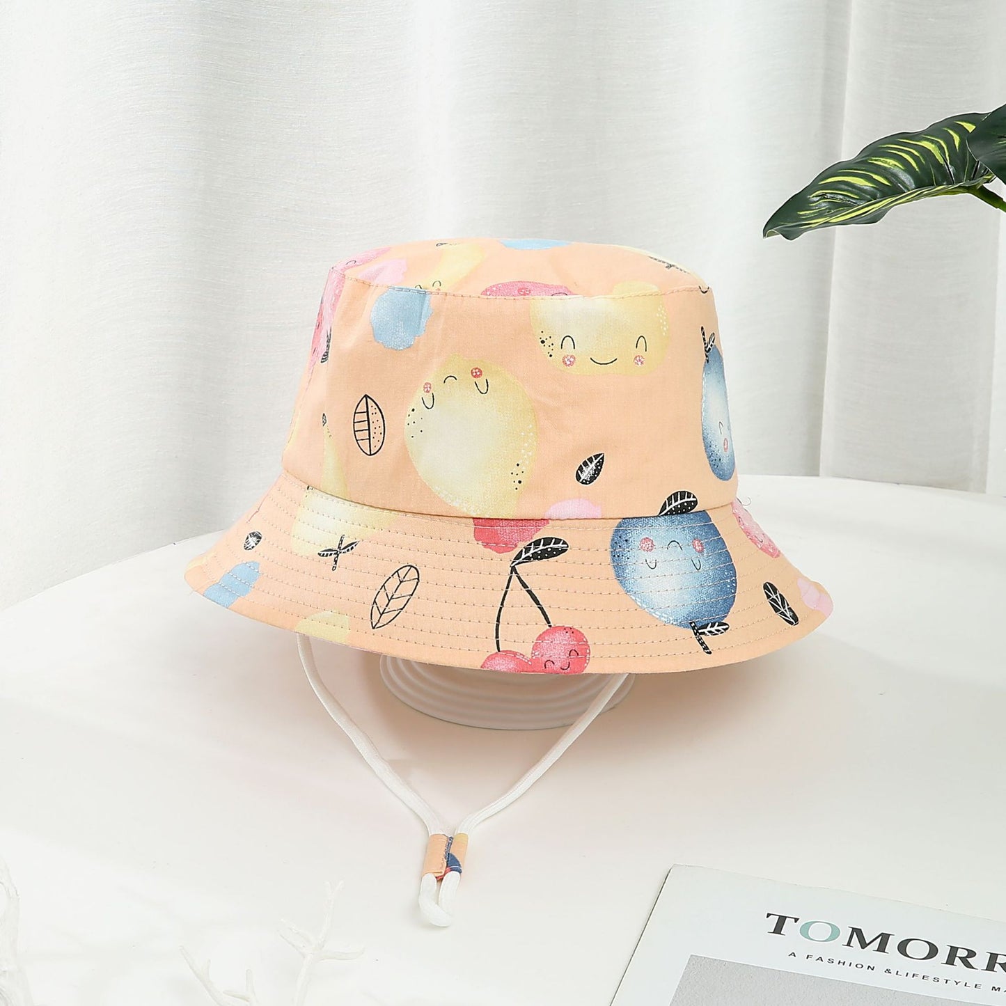 Children's Printed Dinosaur Bucket Sun Hat Big Brim Boy Girl Hat - MomiDream