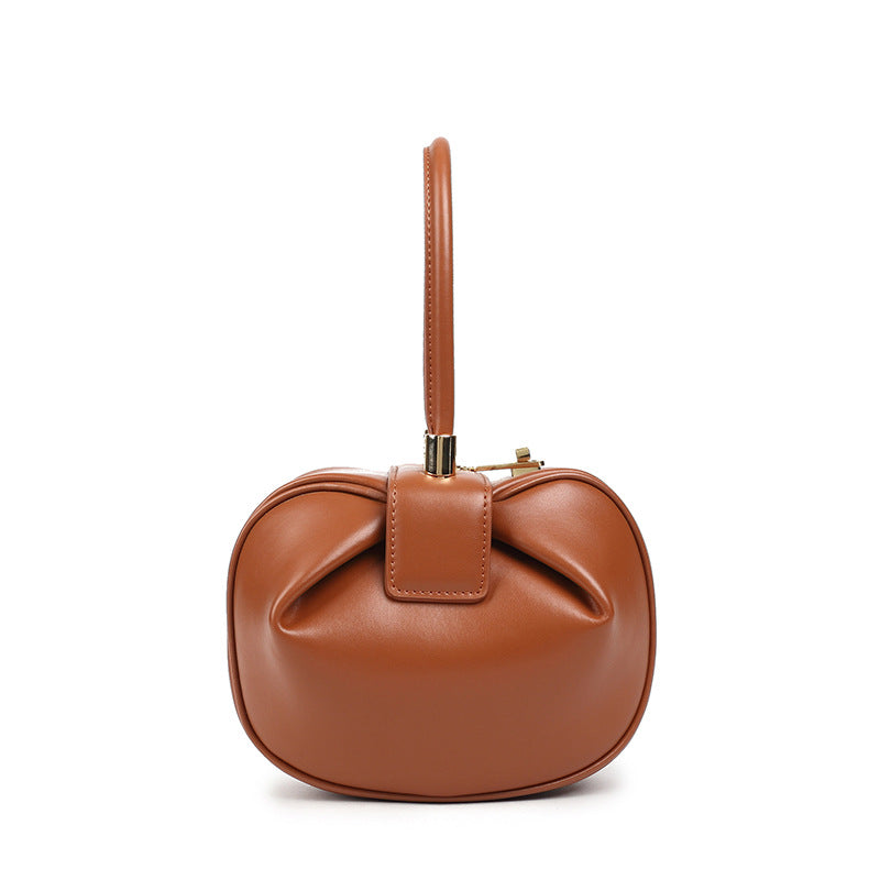 Leather handbags fashion dumplings handbag - MomiDream