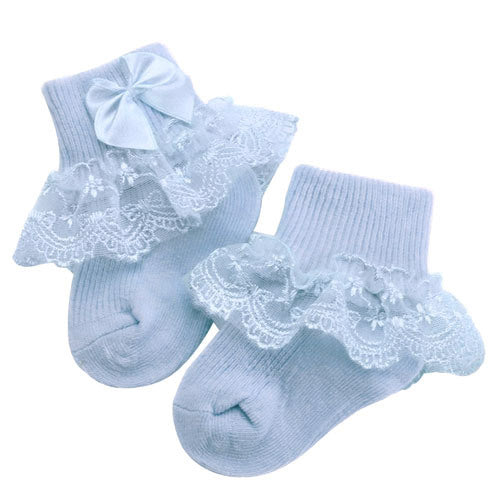 BOW LACE baby socks - MomiDream