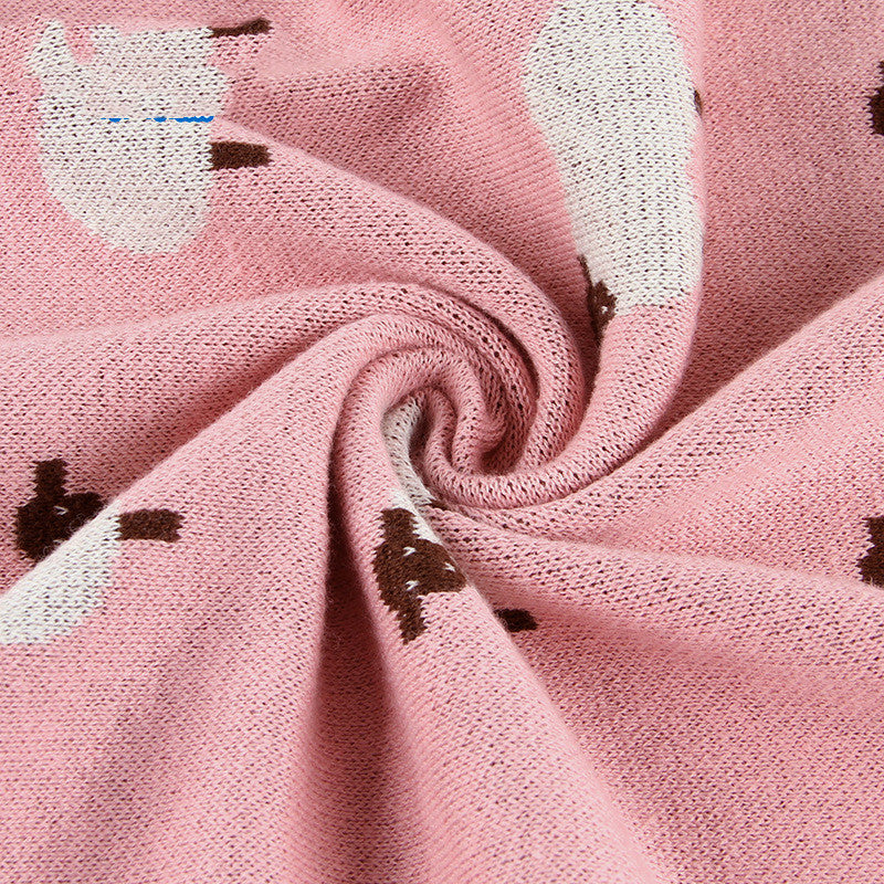 Baby sheepskin blanket baby windproof cover - MomiDream