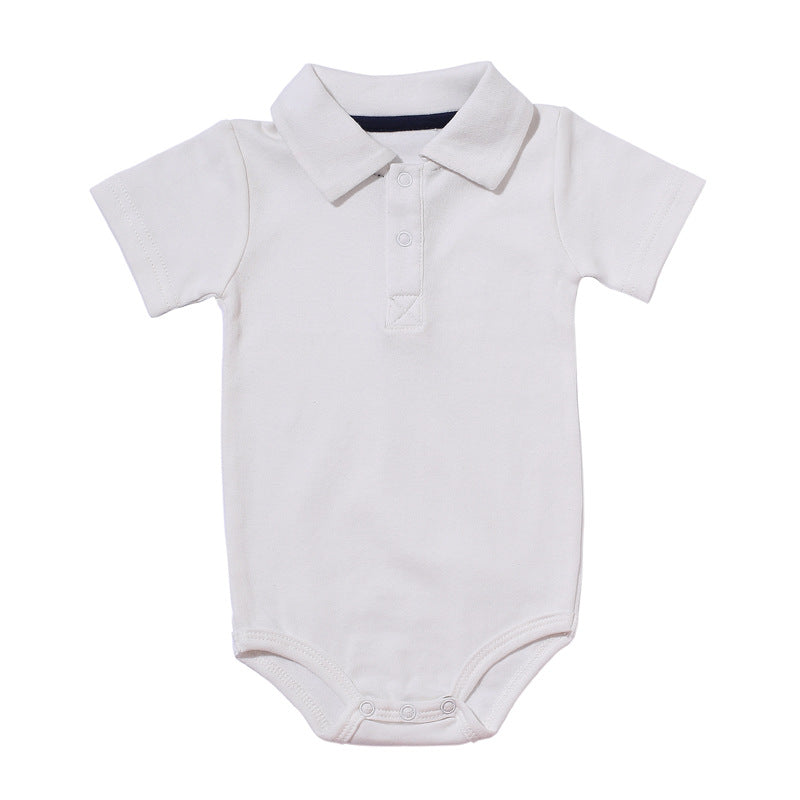 Lapel baby onesies - MomiDream