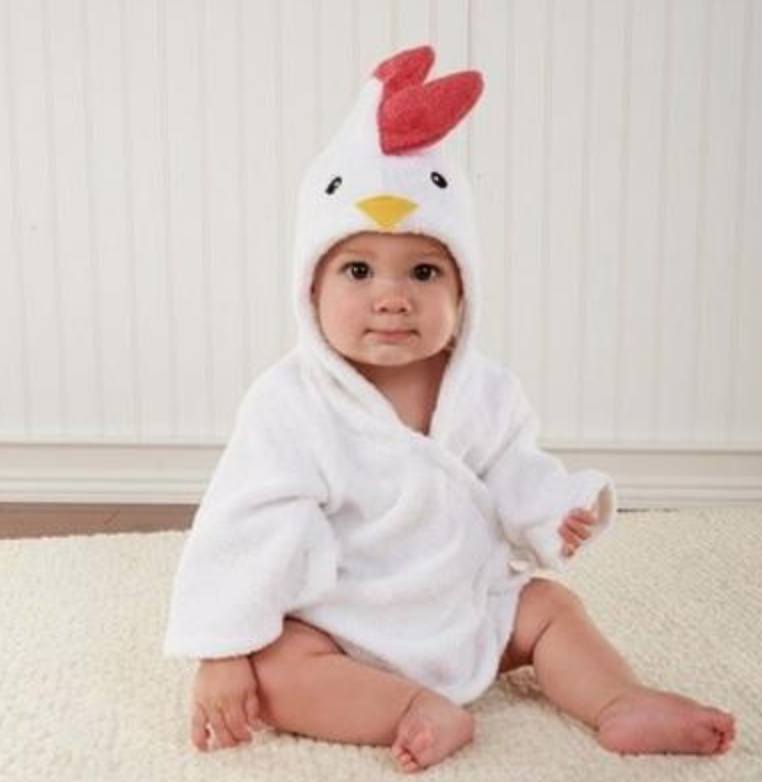 Cartoon Cute Animal Modeling Baby Bath Towels Baby Bathrobes Cotton Children's Bathrobes Baby Hooded - MomiDream