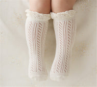 Medium and Small Children's Tube Socks Baby Mesh Mosquito Socks