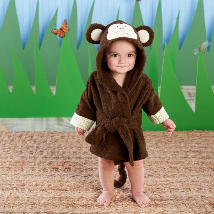 Cartoon Cute Animal Modeling Baby Bath Towels Baby Bathrobes Cotton Children's Bathrobes Baby Hooded - MomiDream