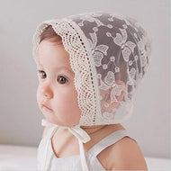 Baby Girl Fetal Cap, Children's All-Match Sunshade Hat, Lace Sun Basin Hat, Autumn Princess Fisherman Hat
