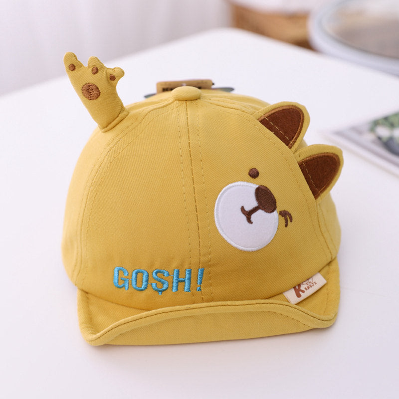 Spring Baby Hat Lovely Cartoon Kids Girl Boy Basket Cap Summer Infant Sunhat - MomiDream