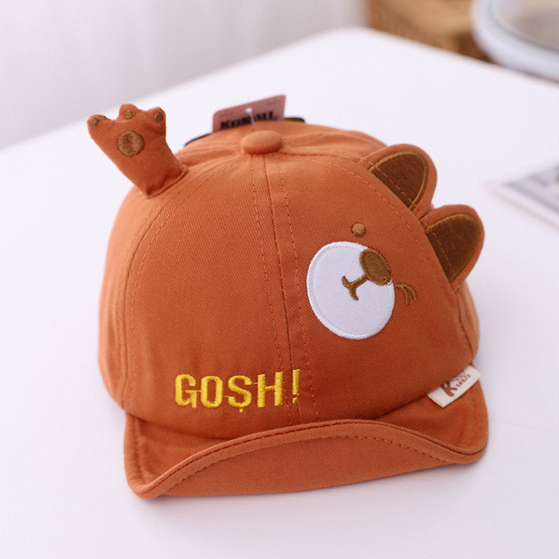 Spring Baby Hat Lovely Cartoon Kids Girl Boy Basket Cap Summer Infant Sunhat - MomiDream