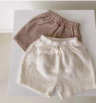 Children'S Clothing T-Shirt Summer Baby Clothes Solid Color Triangle Bag Fart Baby Romper-Loose Short-Sleeved Casual Children'S Pants