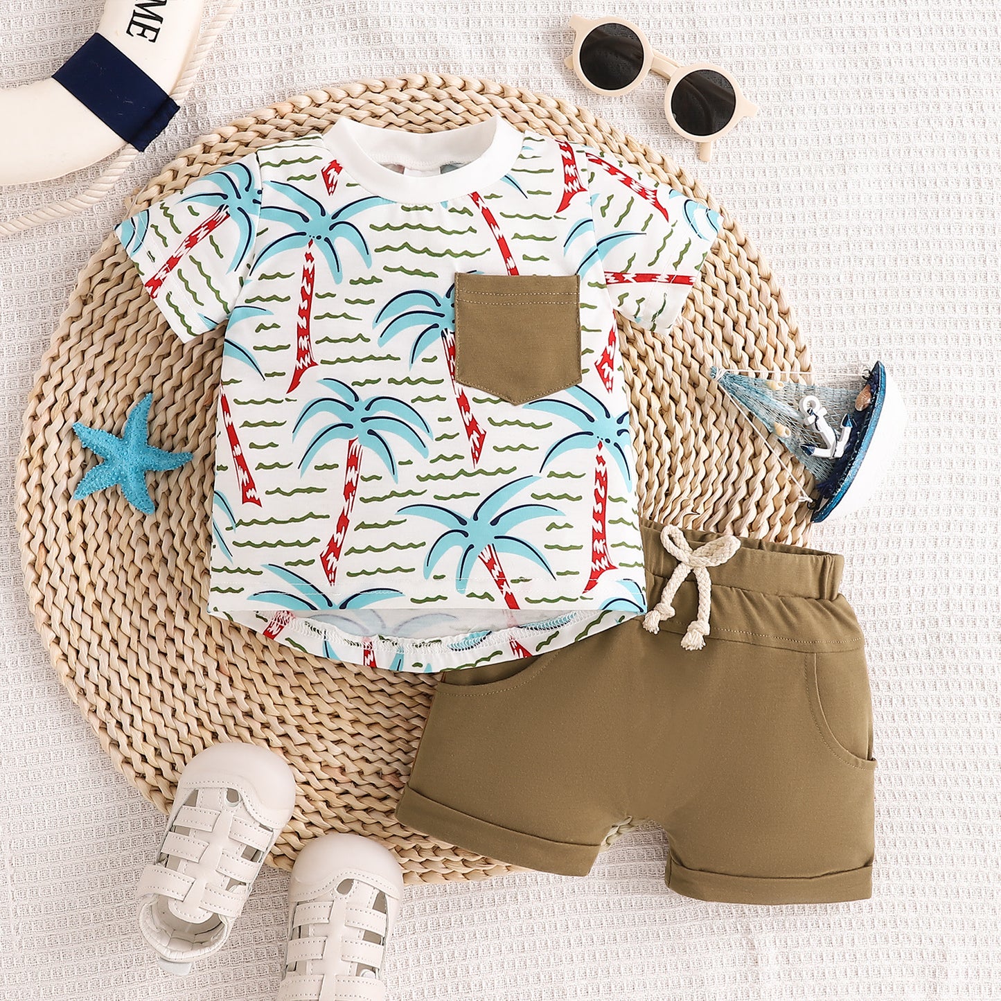 Fashion Personality Summer New Boys' Casual Suit - MomiDream