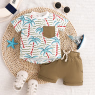 Fashion Personality Summer New Boys' Casual Suit
