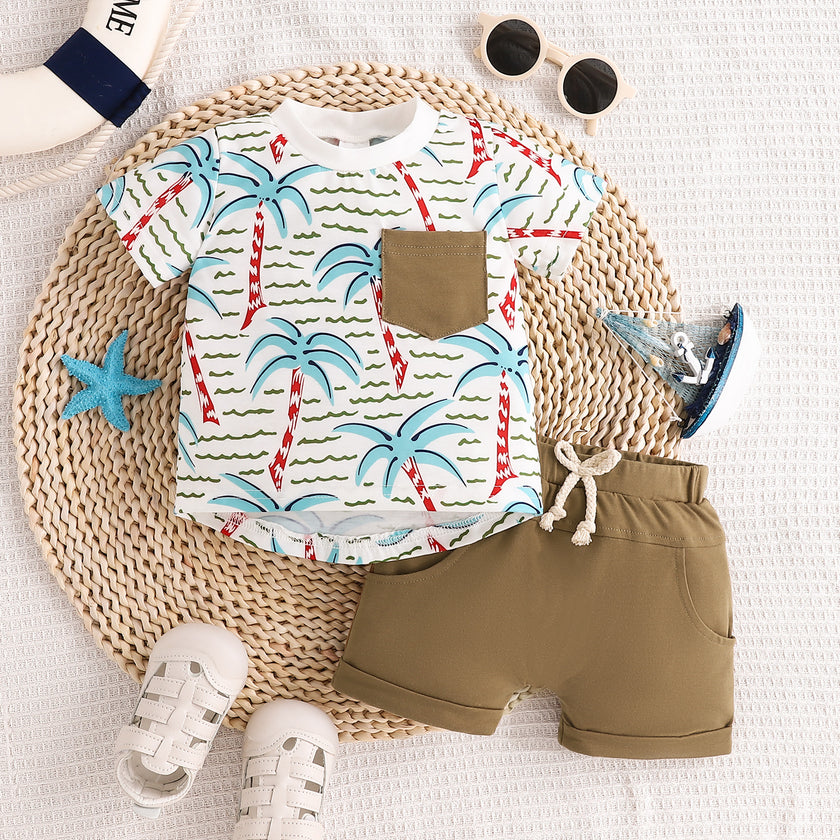 Fashion Personality Summer New Boys' Casual Suit