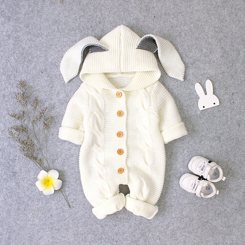 Baby knitted romper - MomiDream