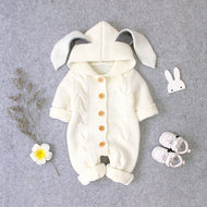 Baby knitted romper
