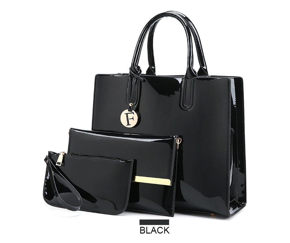 3 Sets Leather Handbags - MomiDream