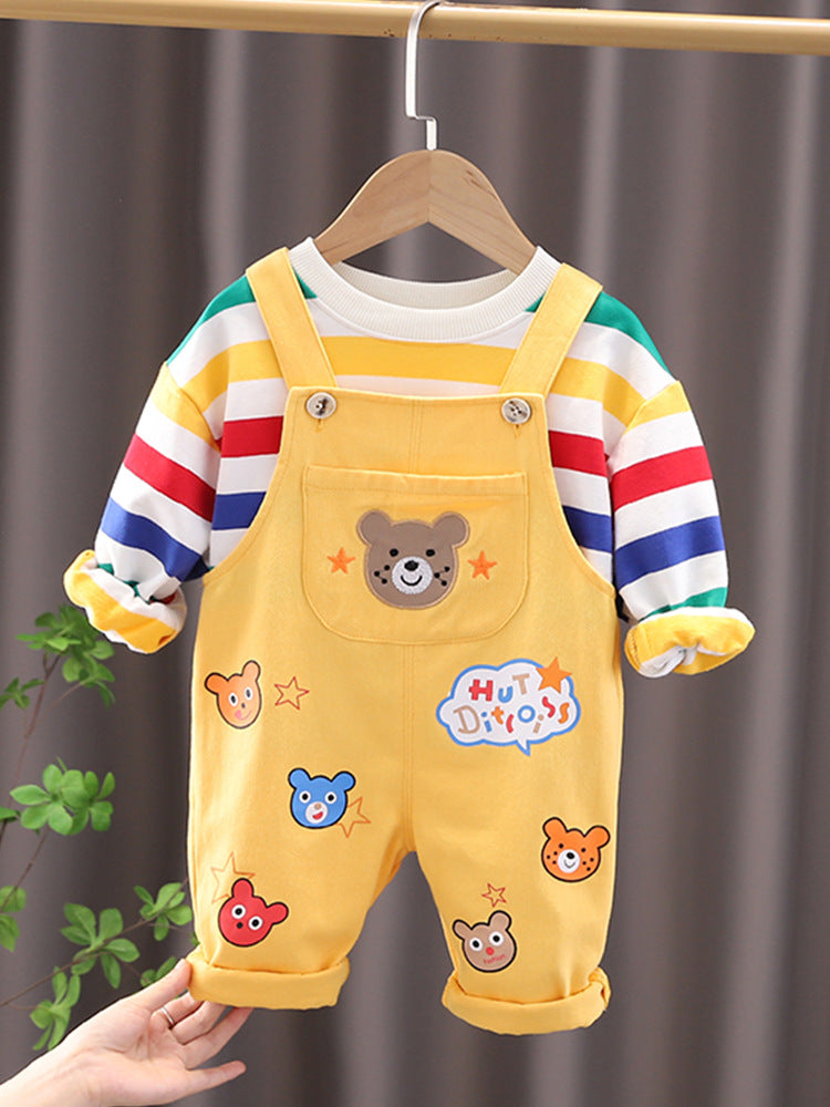 Boys' Top Overalls Suit - MomiDream