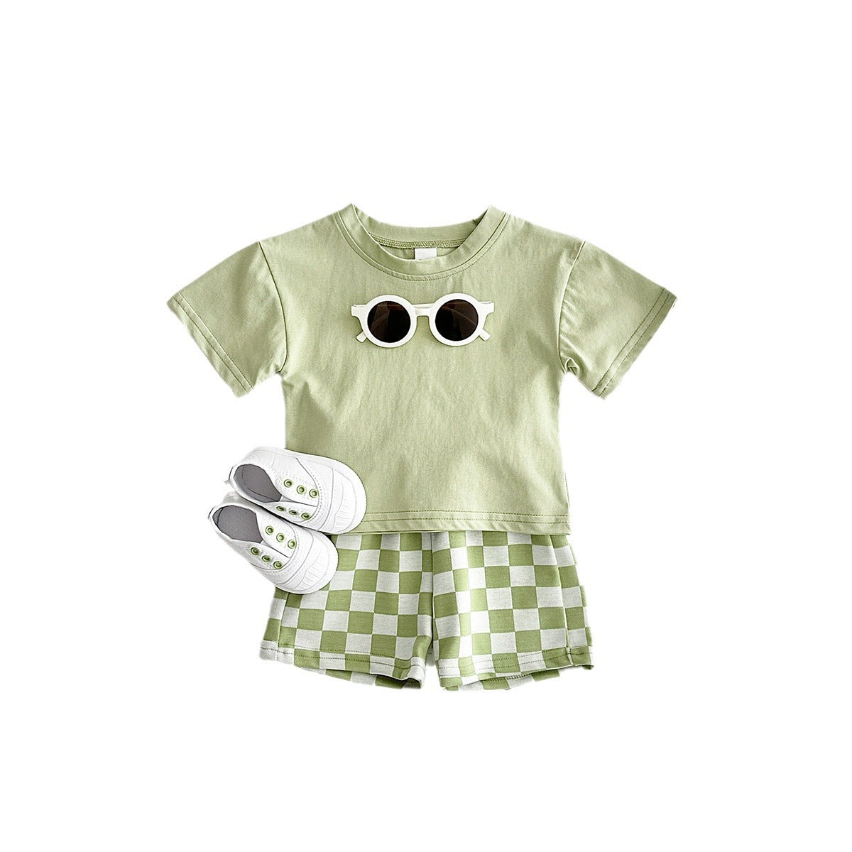 Korean Style Baby Clothes Two-piece Set - MomiDream