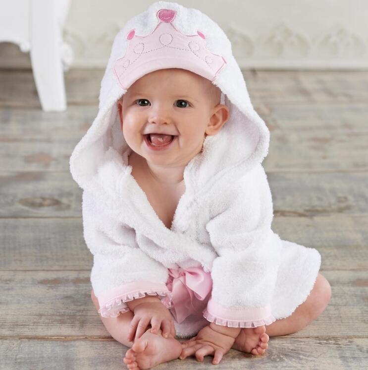 Cartoon Cute Animal Modeling Baby Bath Towels Baby Bathrobes Cotton Children's Bathrobes Baby Hooded - MomiDream