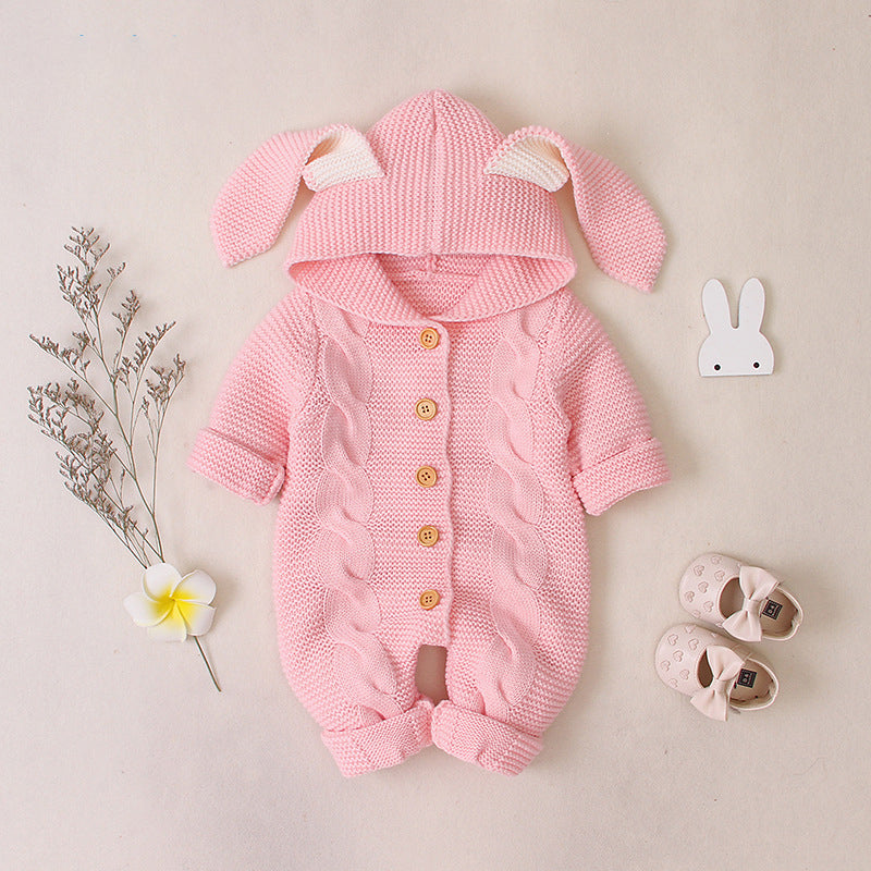 Baby knitted romper - MomiDream