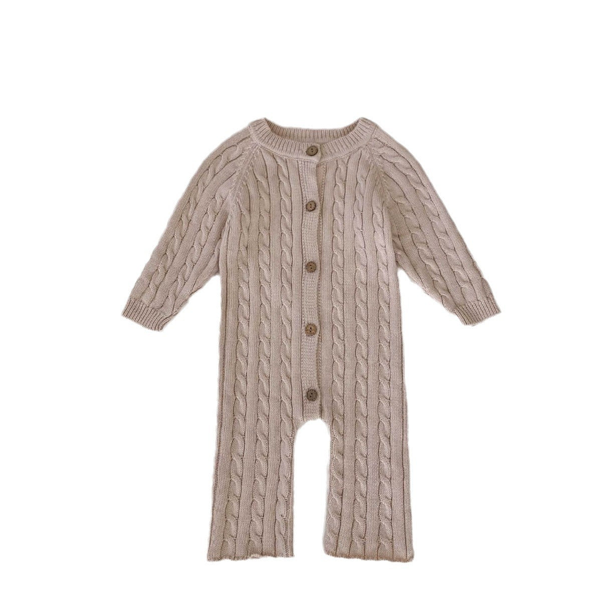 Handmade Twist Baby Jumpsuit Knitted - MomiDream