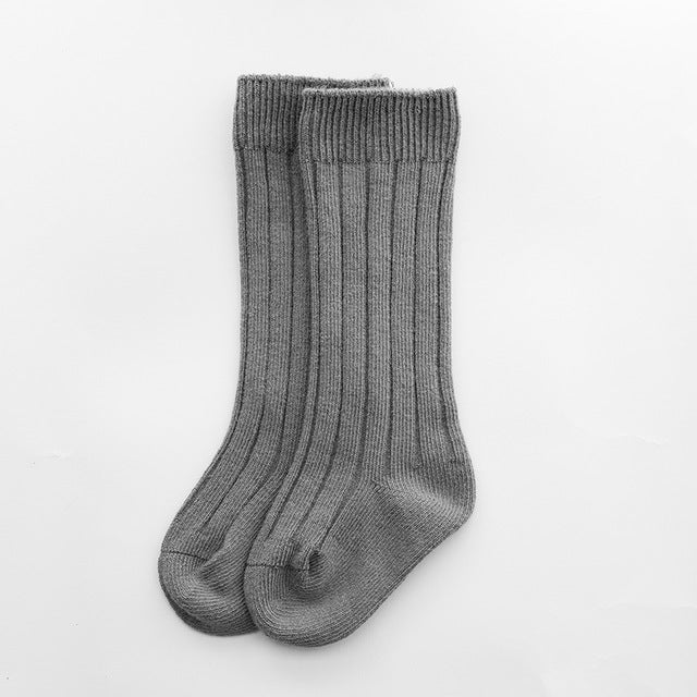 Children's long cotton socks