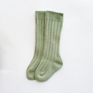 Children's long cotton socks