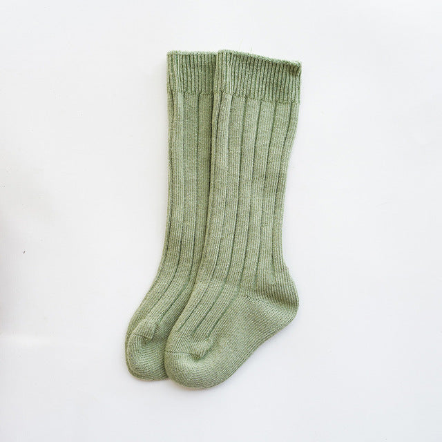 Children's long cotton socks