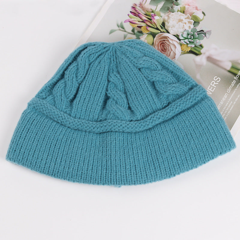 New Japanese Slouchy Knitted Fisherman's Hat Girl - MomiDream