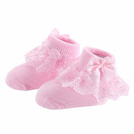 BOW LACE baby socks