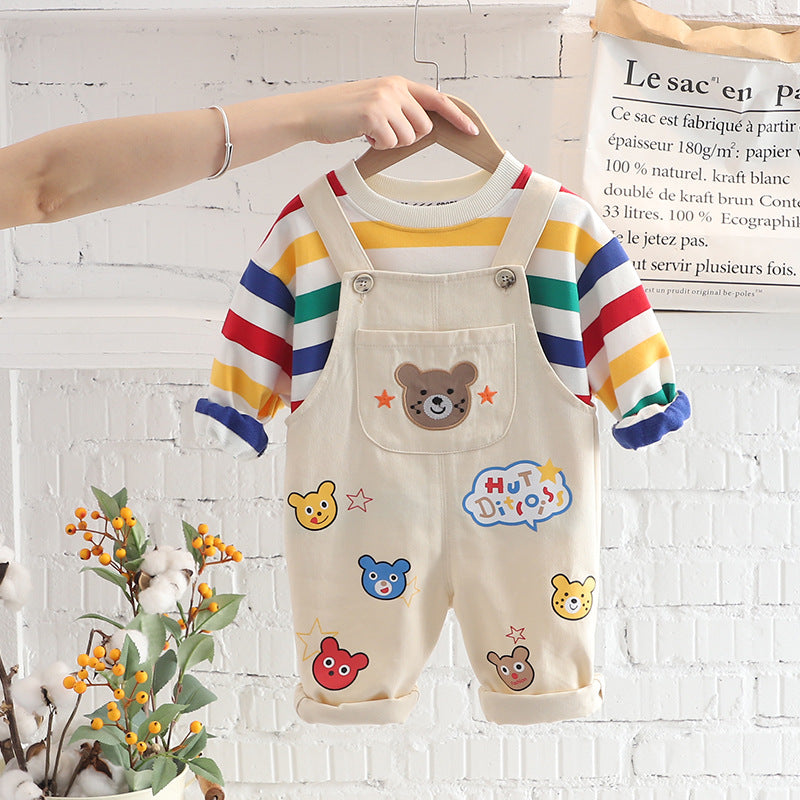 Boys' Top Overalls Suit - MomiDream