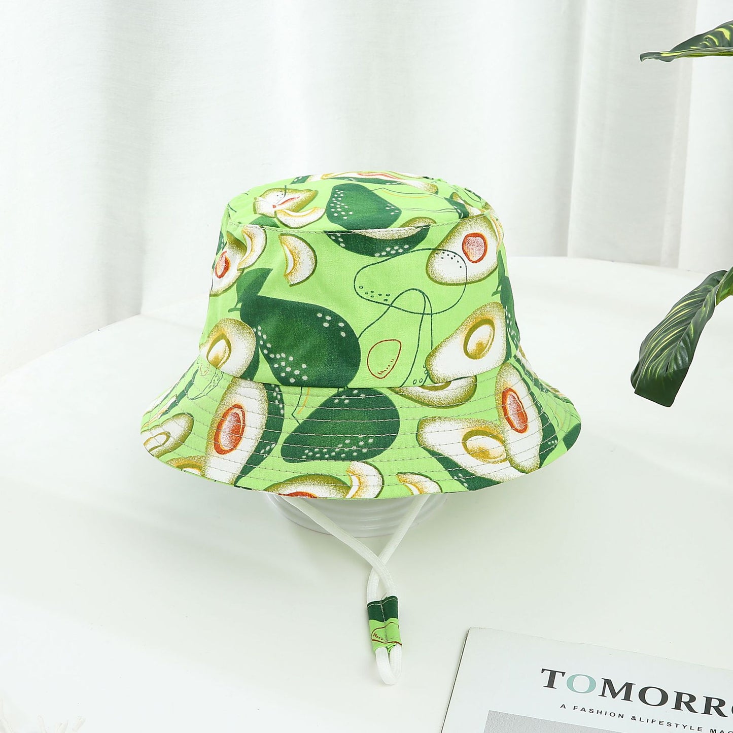 Children's Printed Dinosaur Bucket Sun Hat Big Brim Boy Girl Hat - MomiDream