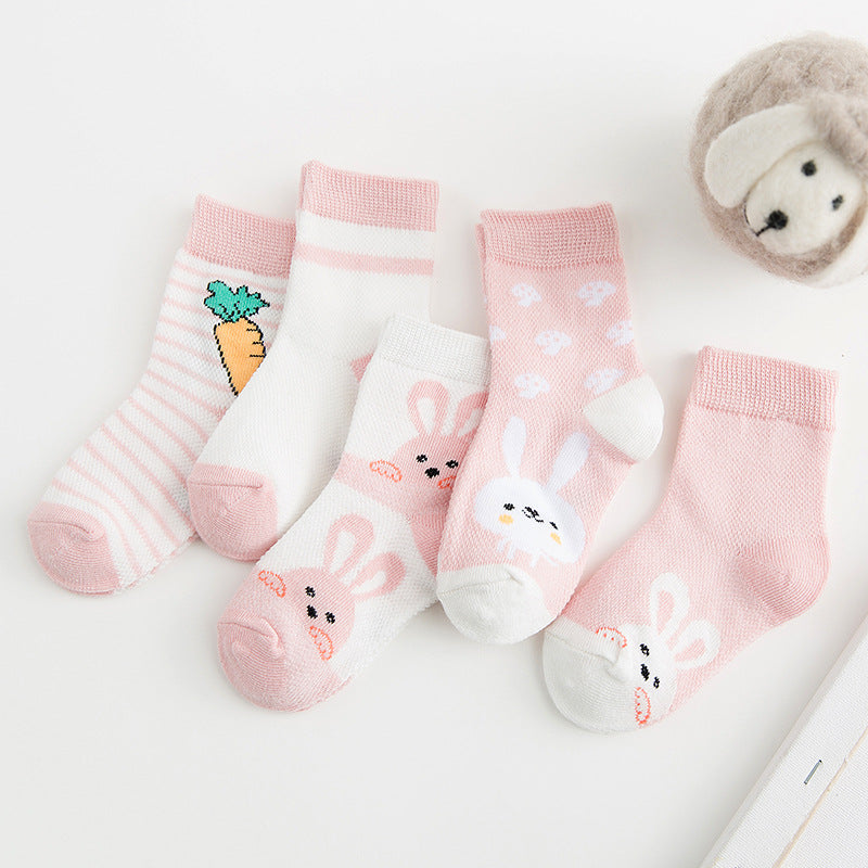 Cotton breathable male and female baby socks - MomiDream
