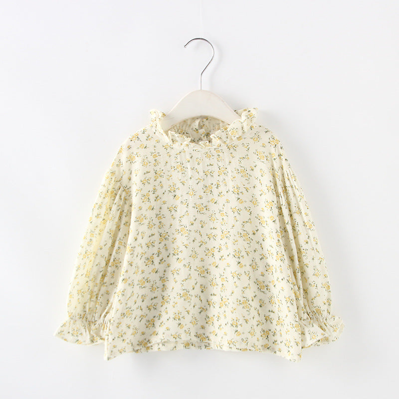 Spring New Children's Japan And South Korea Magnanimous Cotton Crinkle Tops - MomiDream
