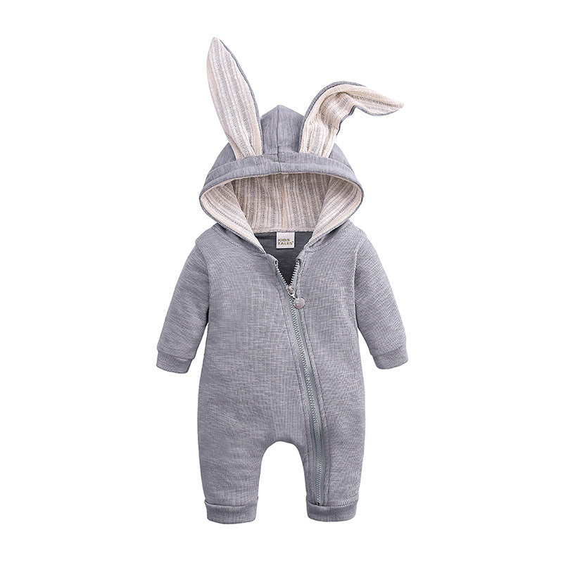 Rabbit Ears Baby Romper - MomiDream