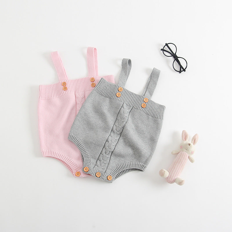 Knitted baby onesies - MomiDream