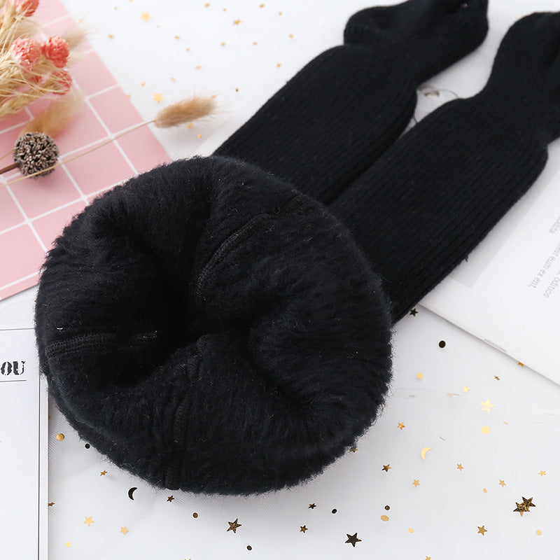 Add Fleece Pantyhose And Thick Fall And Winter Leggings For Boys And Girls