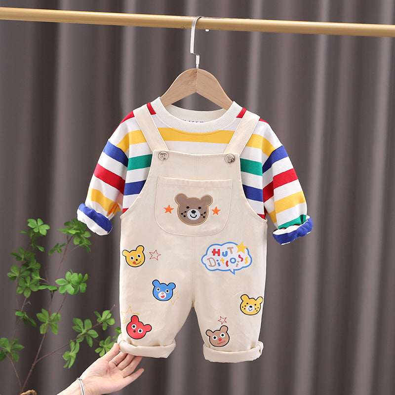 Boys' Top Overalls Suit - MomiDream