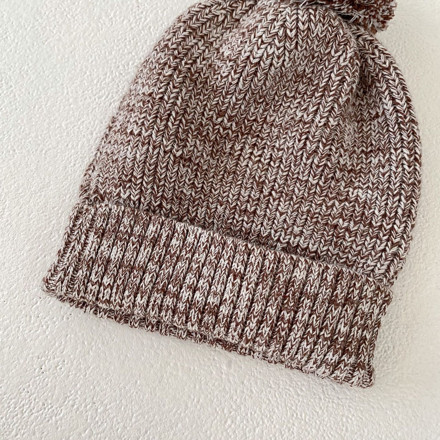 Infant Baby Girl Mixed Color Thick Needle Pullover Pants Pullover Fur Ball Knitted Hat 3-piece Set - MomiDream