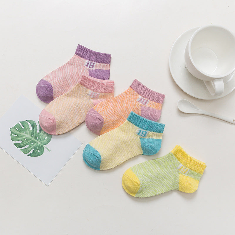Cotton breathable male and female baby socks - MomiDream