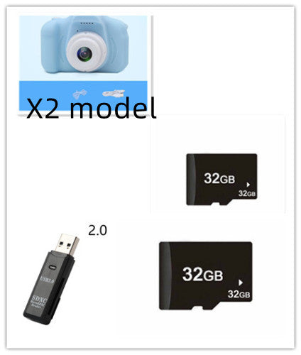 X2 HD Mini Cartoon Kids Digital Camera - MomiDream