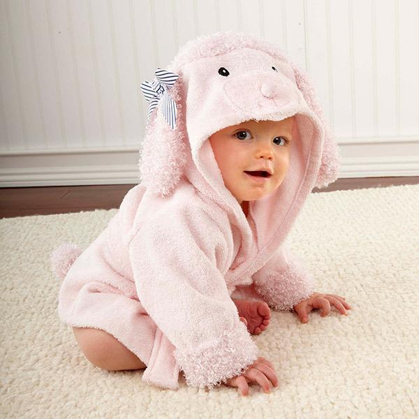 Cartoon Cute Animal Modeling Baby Bath Towels Baby Bathrobes Cotton Children's Bathrobes Baby Hooded - MomiDream
