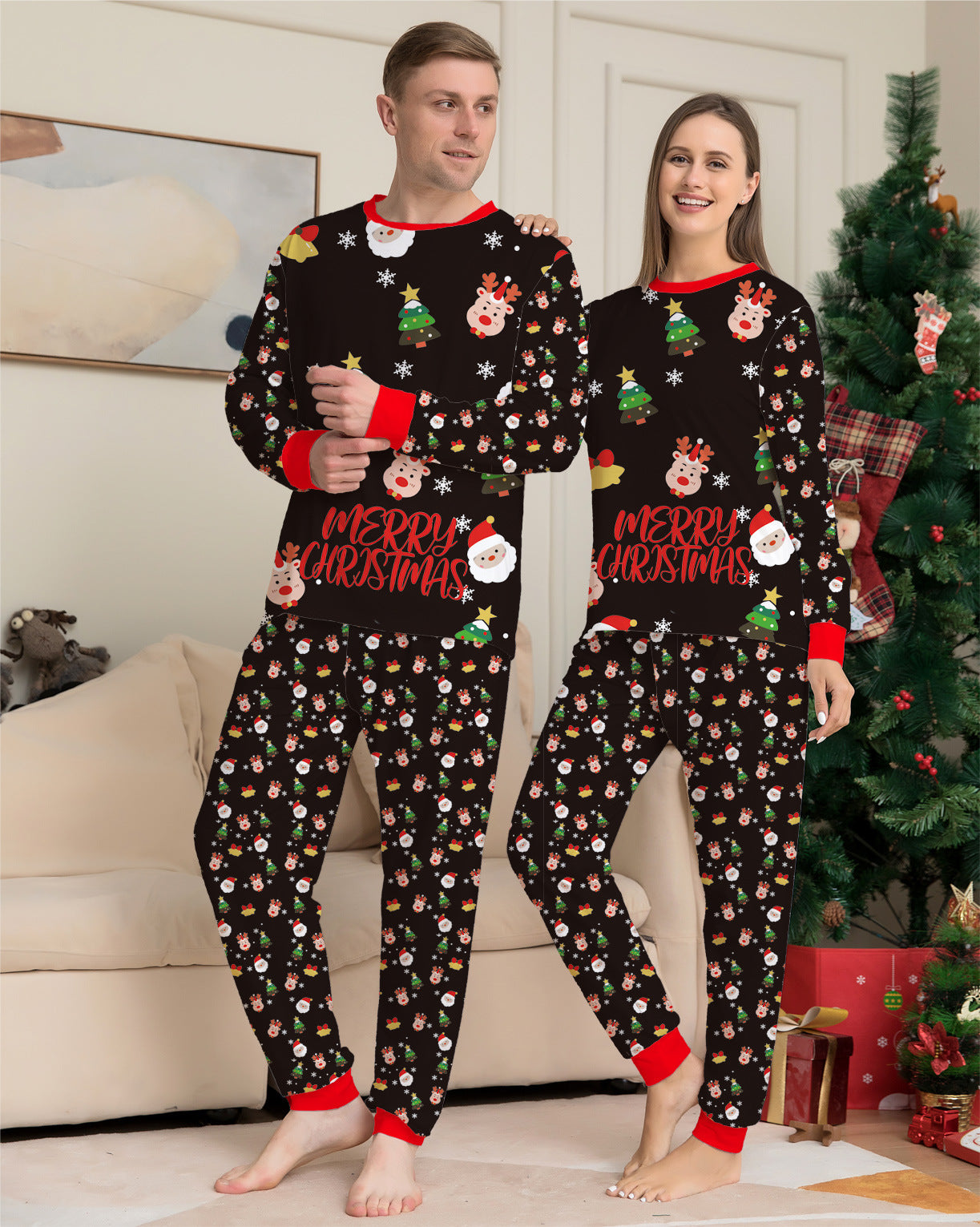 Family Christmas Matching Pajamas Set Christmas Pajamas For Family Christmas PJS Xmas Sleepwear - MomiDream