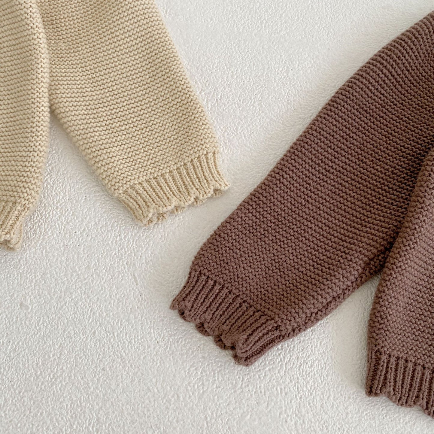 All-match Men And Women Baby Children's Round Neck Handmade Top - MomiDream