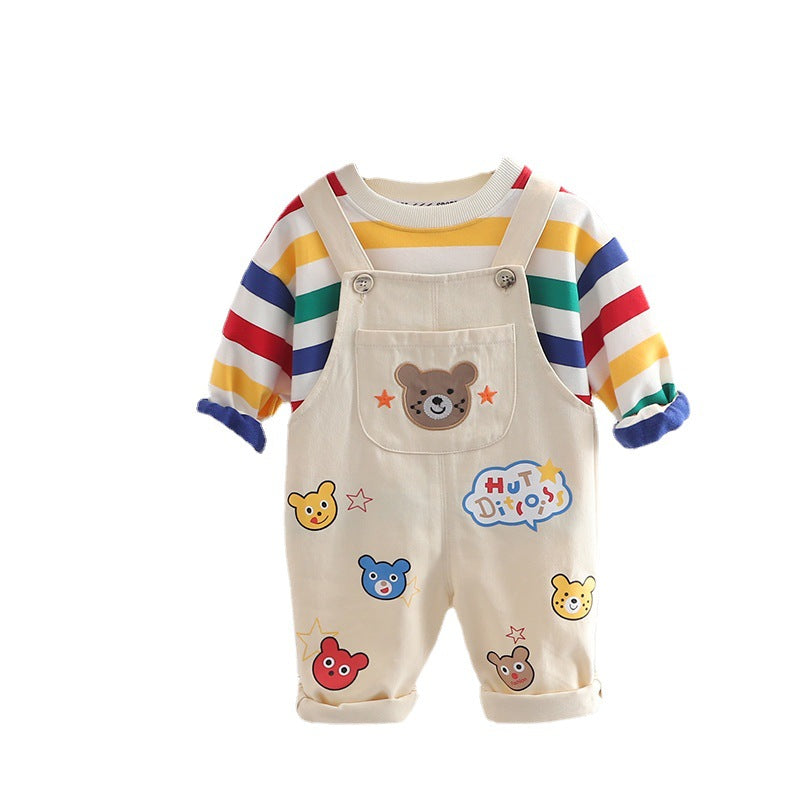 Boys' Top Overalls Suit - MomiDream