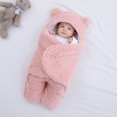 Baby Hold Newborn Thickened Out Wrap Swaddle Sleeping Bag - MomiDream