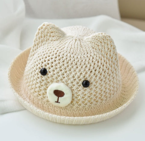 Summer Beach Travel Hat Baby Straw Hat Girl - MomiDream