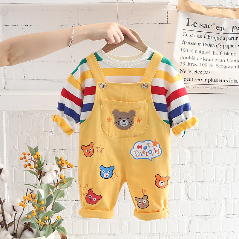 Boys' Top Overalls Suit - MomiDream