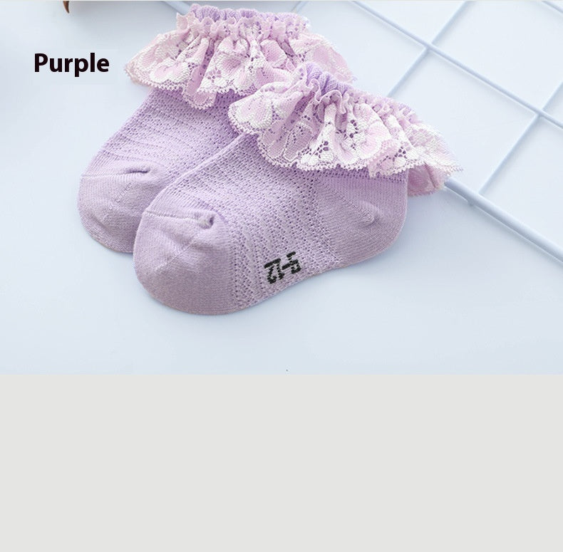 Summer New Girls Lace Socks Lace Socks - MomiDream