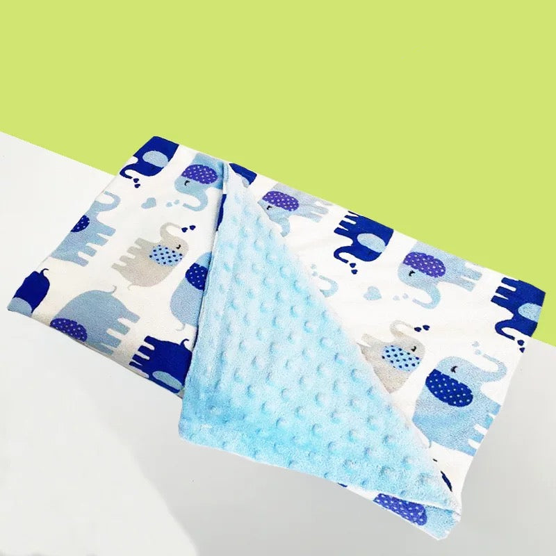 High Quality Baby Blanket Winter Flannel Fleece Flamingo Blanket Infant Swaddle Stroller Wrap For Newborn Baby Bedding Blankets - MomiDream